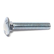 MIDWEST FASTENER 1/4"-20 x 1-1/2" Zinc Plated Grade 2 / A307 Steel Coarse Thread Carriage Bolts 100PK 01053
